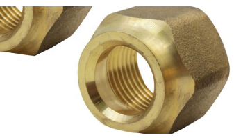 HVAC air conditioner refrigeration union copper pipe fitting forged flare brass nut1