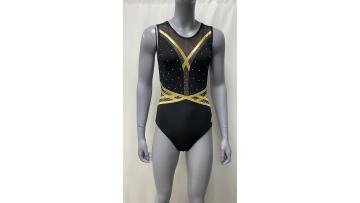 sleeveless gymnastic leotards
