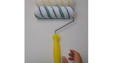 9 Inch Green Acrylic Purple Polyester Material Roller Brush Hardware Tool Cheap Custom Paint Roller Brush Handle Tool1