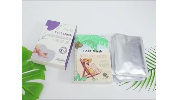 MELAO Custom Foot Peel Mask Peeling Pack Exfoliating Moisturizing Feet Skin Care Massager Spa Private Label1