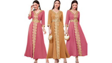 7013 Factory Eid Pink Muslim Women Hijab Dress Prayer Garment Full Cover Ramadan Gown Islamic Clothes Niqab Muslim Dress Women1