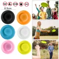 Mini Beach flying disk for outdoor sports silicone disc decompression toys to play beach entertainment toys games for kids