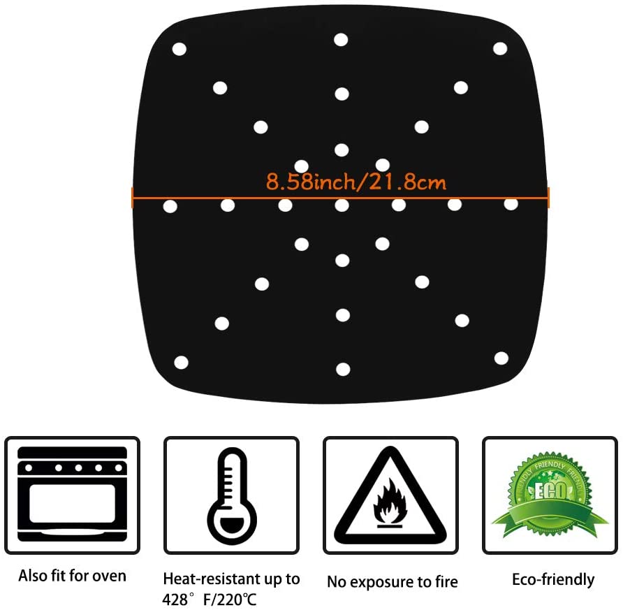 Ptfe Fiberglass Airfryer Liner Mat