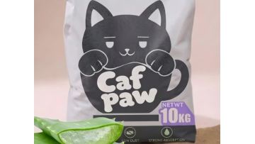 Aloe Vera Scented Deodorizing Colored Ball Bentonite Cat Litter