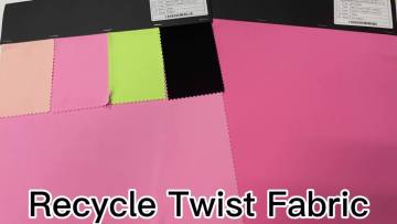Custom multicolor anti-pilling recycled polyester sports twist jersey shirt look linen fabric for garment1