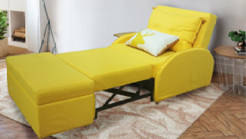 513 yellow recliner sofa