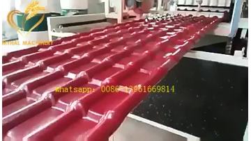 pvc plastic roofing tile making machine 