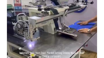 Automatic Polo Shirt Placket Setter FOXSEW FX-580APS
