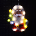 2D xmas Santa clause motif lights - 21 in. Tall navidad light bar decoration party lights outdoor luces navidad 2018