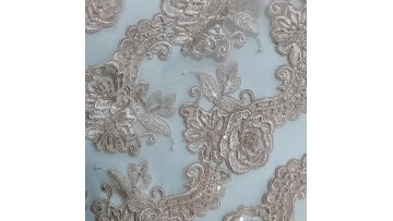 Fine processing embroidery mesh fabric rope embroidery design embroidery fabric1