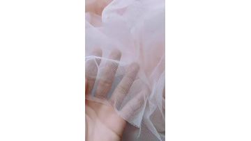 In Stock Factory Price 30A Polyester Tulle Lace French Illusion Mesh Fabric for Wedding1