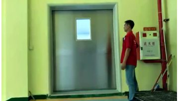 Stainless steel sliding door