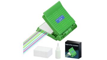 Fiber optic cleaning tool
