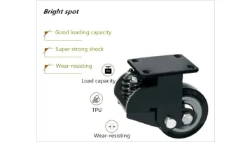 4/5/6/8 Extra Loading Shock Absorber Caster Wheel
