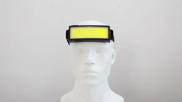 New COB headlamp USB rechargeable light LED floodlight outdoor camping headlamp1