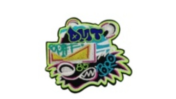 wholesale promotional gift creative balls style sport design embroidery patches1