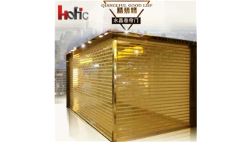 crystal transparent door 