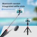 3 In1 Bluetooth Wireless Selfie Stick Tripod Foldable & Monopods Universal for Smartphones for Sports Action Cameras