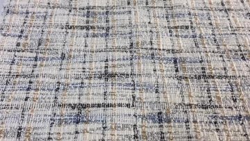 High quality Eurpo style fashion  pattern custom  cotton stretch jacquard fabric yarn dyed knit for garment women's dresses1