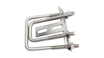 Stainless Steel U-Bolts/Square Clamp Right Angle U-Bolts/U-Screw Buckles/U-Support Buckles/Square Clamp Bolts with Baffles/Right Angle Bolt Clamps/Clamp Pipe Cl1
