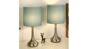 Novelty Table Lamp with Blue Lampshade