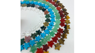 Natural Crystal Turquoise Agate Star Beads for DIY Necklace and Bracelet1