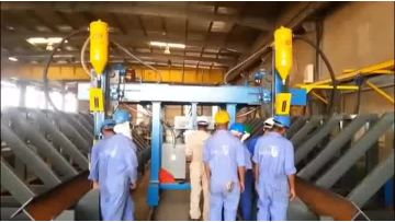 Automatic H beam welding machine