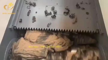 single shaft shredder machine