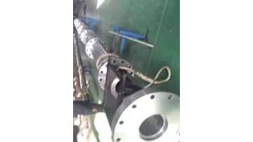 Large petrochemical exteuder granulation screw