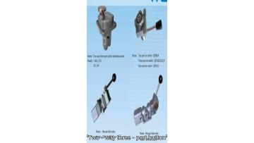 Two-way three-port button directional valve