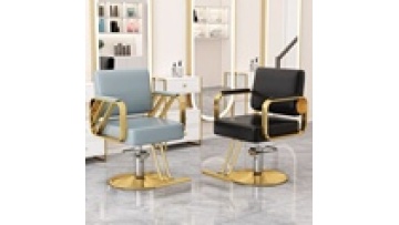Free sample Wholesale Lifting rotating stainless steel PU leather beauty salon swivel styling hair cutting barber chair1