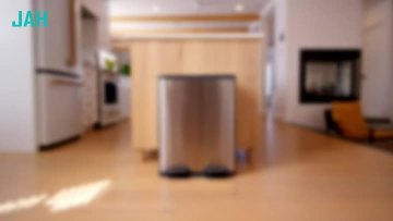 Pedal dual bin kitchen trash bin