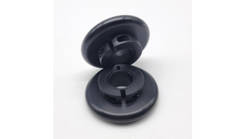 black plastic rollers