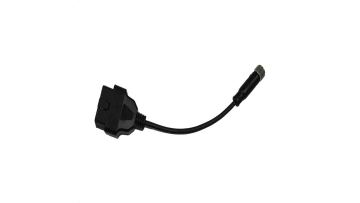 Custom OBDII 16Pin Male to M12 4Pin Waterproof Female Cable