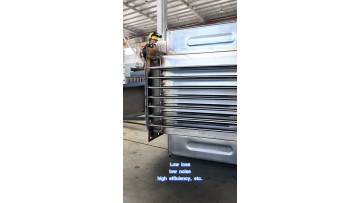 Raw materials are continuously fed into the production line.