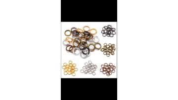 Factory Price High Quality Real Gold Plated Metal Open Jump Rings Of Jewelry Accessories1