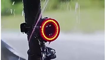 super 3 New Bicycle Intelligent Brake Tail Light C