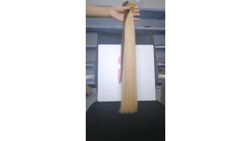 European Flat Keratin Tip Hair Extension Fused Flat Human Hair Extensions Blonde #60 Hair For White Women1