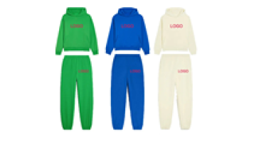 Manufacturer Wholesale plus size Sports jogger set training&jogging wear 100% cotton fleece loose hoodies sweatsuit for Mans1