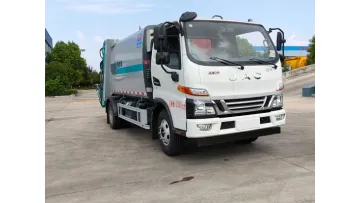 Intelligent Hydraulic JAC 4X2 8cbm Smart-Press Refuse Compactor Truck1