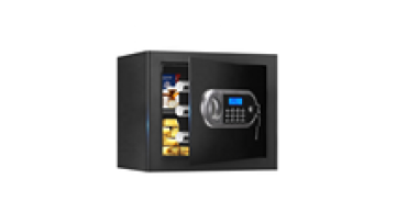 Water and Fire Resistant Medium Digital Home Gun Safes with LCD Display Showing Codes Time1