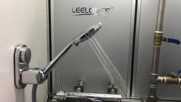 Leelongs Ningbo Factory Chrome Bath Plastic 3 Jetting Universal Massage Shower Head1