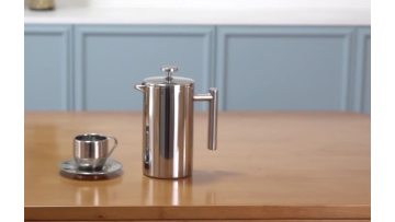 stainless steel french press.mp4