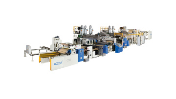 liquid aseptic packaging extrusion laminating machine