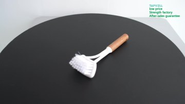 Topwill Eco Friendly Cleaning Products Non-stick Pan Pot Brush Eco Material Long Handle Kitchen Cleaning Scrub Dish Brush1