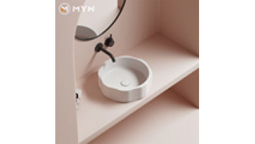Wholesale Netflix EBay Modern Macaron White Bathroom Sink Trends1