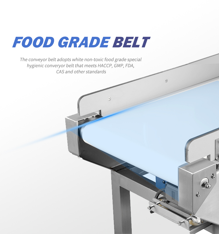 Industrial High Sensitivity Conveyor Belt Tunnel Meat Bakery Snack Food Metal Detector 2
