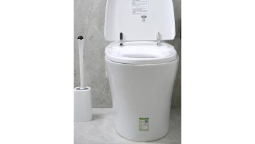round toilet brush with stand video