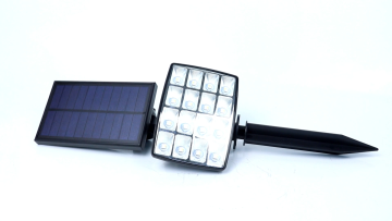 solar garden led spotlights outdoor colored bottom fixed landscape spotlight solar wall lights1