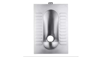Customizable stainless steel squat toilet